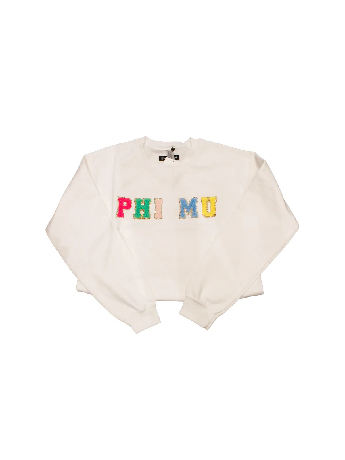 Sorority Varsity Sweatshirt: Phi Mu