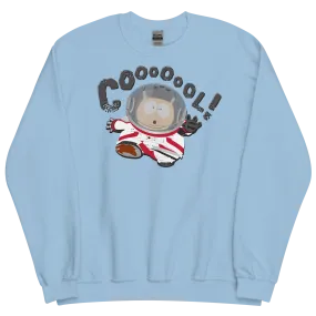 South Park Cartman Astronaut Coool! Fleece Crewneck Sweatshirt