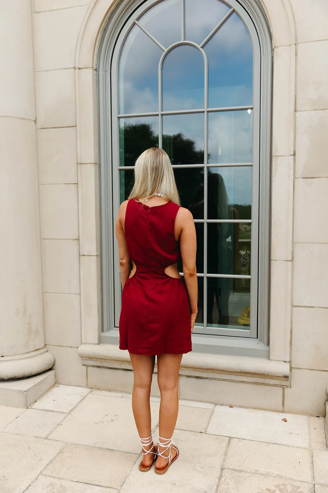 Stay Original Mini Dress - Crimson
