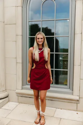 Stay Original Mini Dress - Crimson