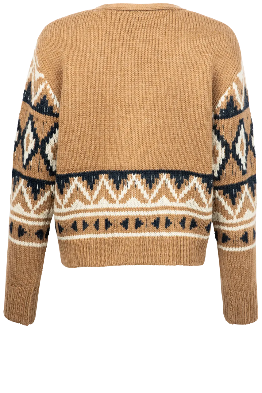 Stetson Women's Aztec Cardigan Sweater