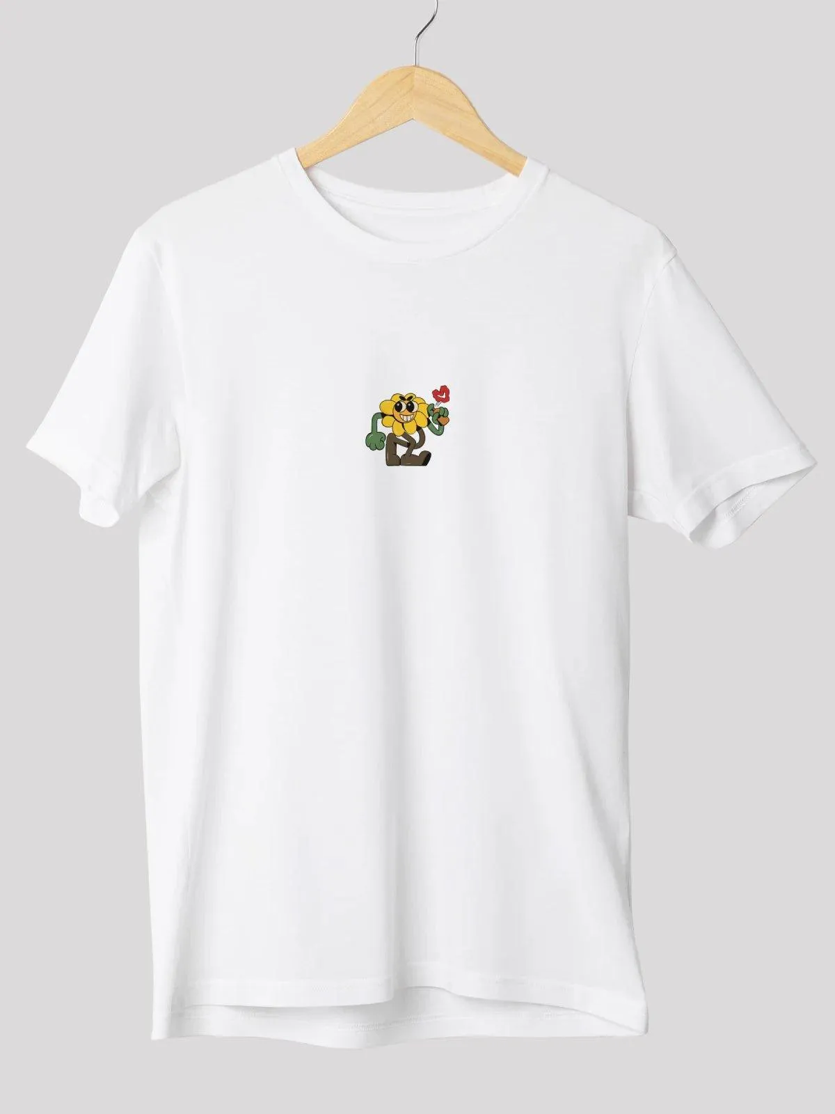 Sunflower White Unisex T-Shirt