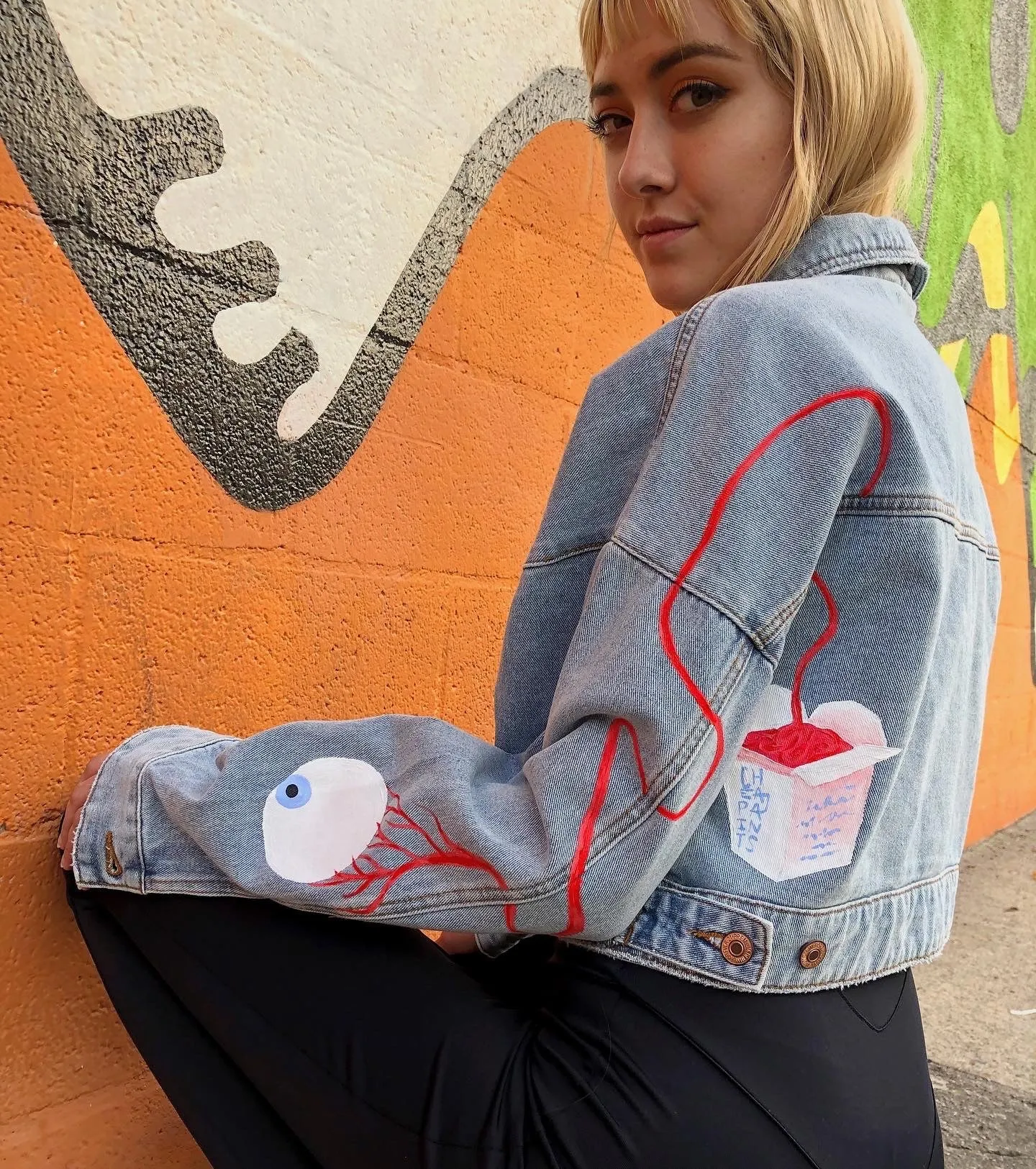 Takeout Original Cropped Denim Jacket
