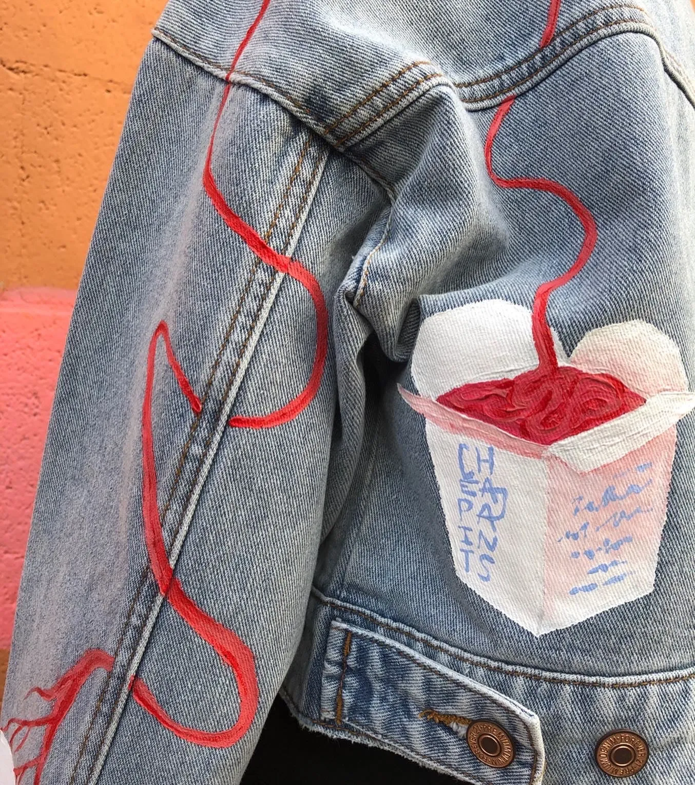 Takeout Original Cropped Denim Jacket