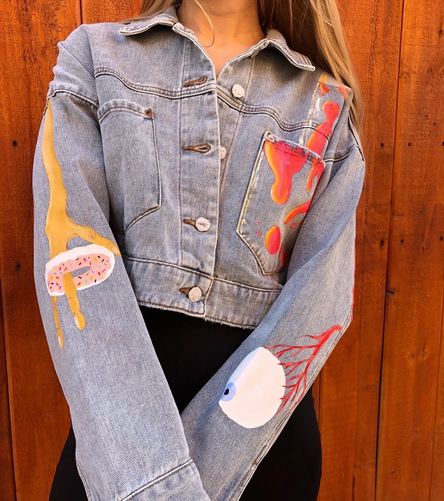 Takeout Original Cropped Denim Jacket