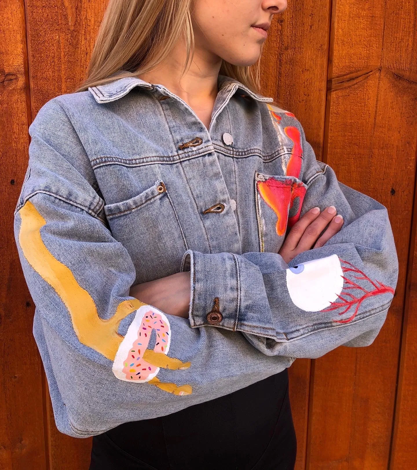 Takeout Original Cropped Denim Jacket