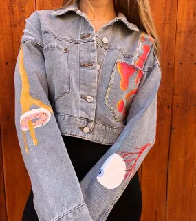 Takeout Original Cropped Denim Jacket