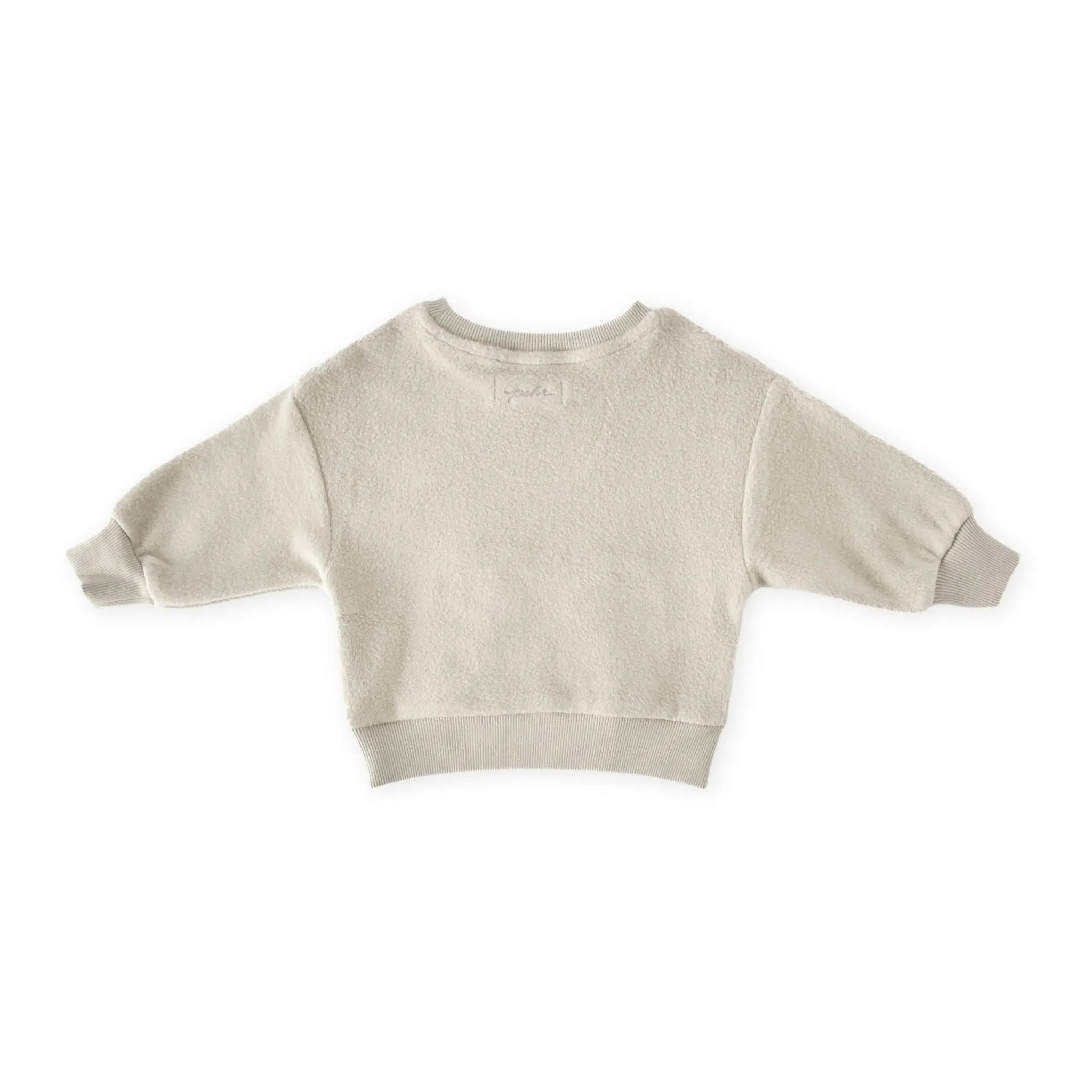 Teddy Fleece Dropped Shoulder Sweatshirt