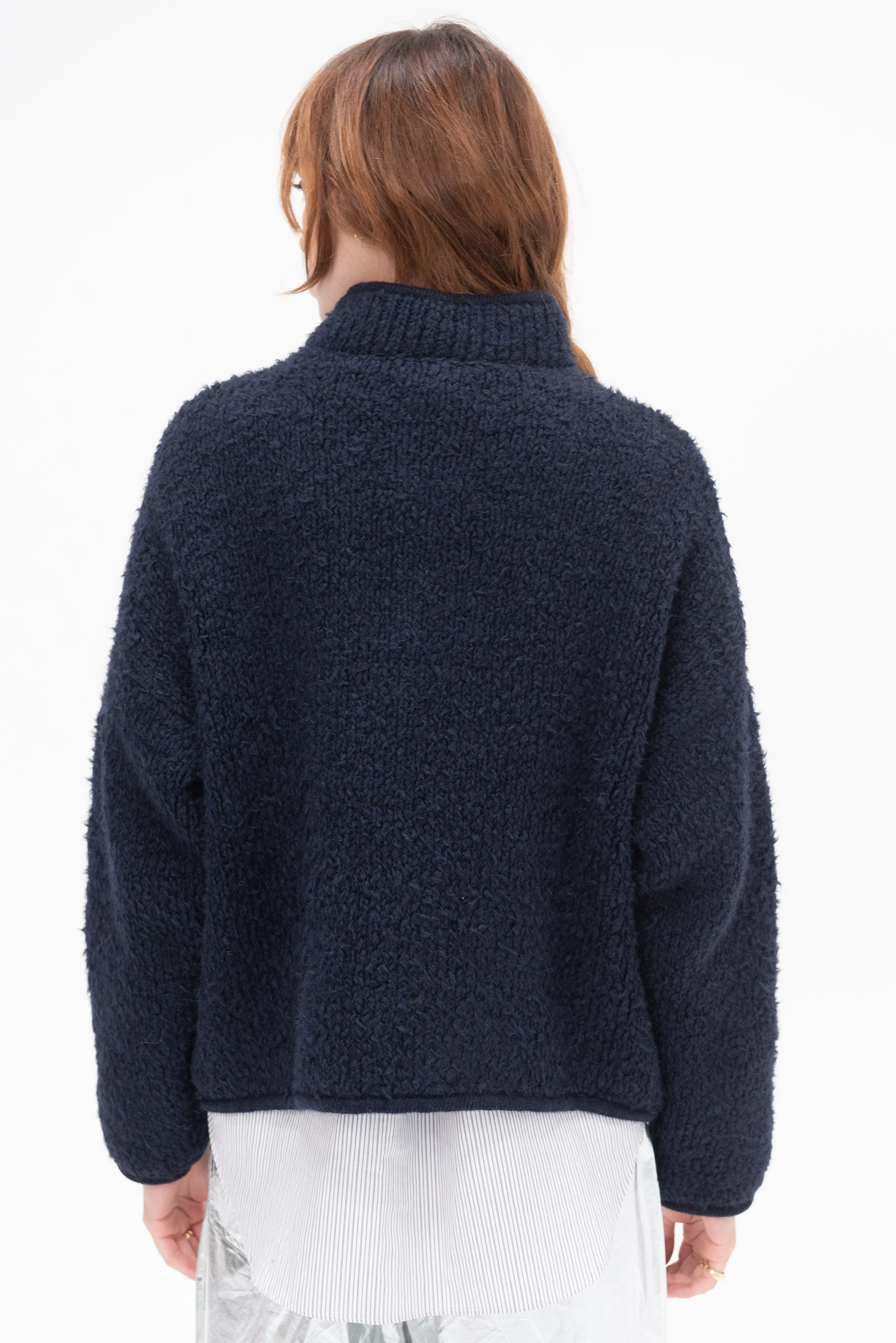 Teddy Jacket, Navy