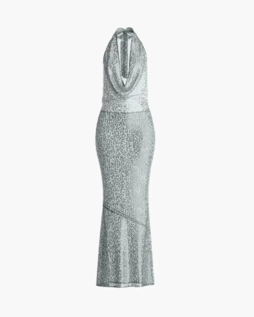 Teodora – Halter neckline – Sequin dress