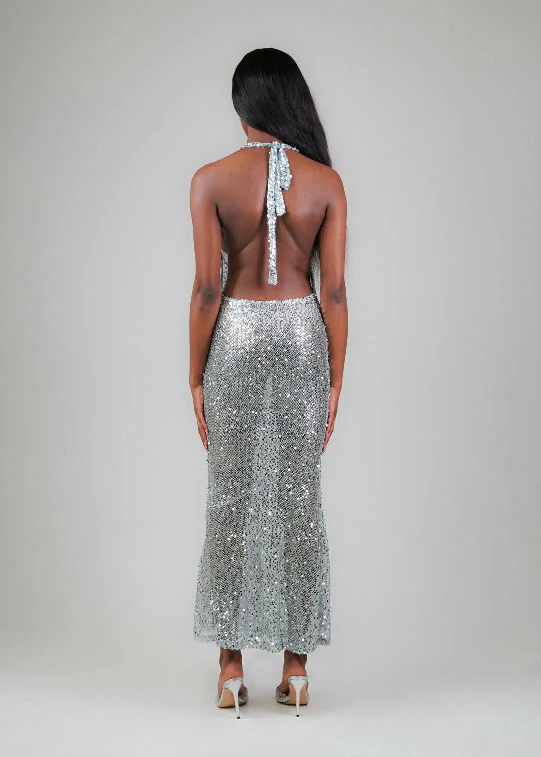 Teodora – Halter neckline – Sequin dress