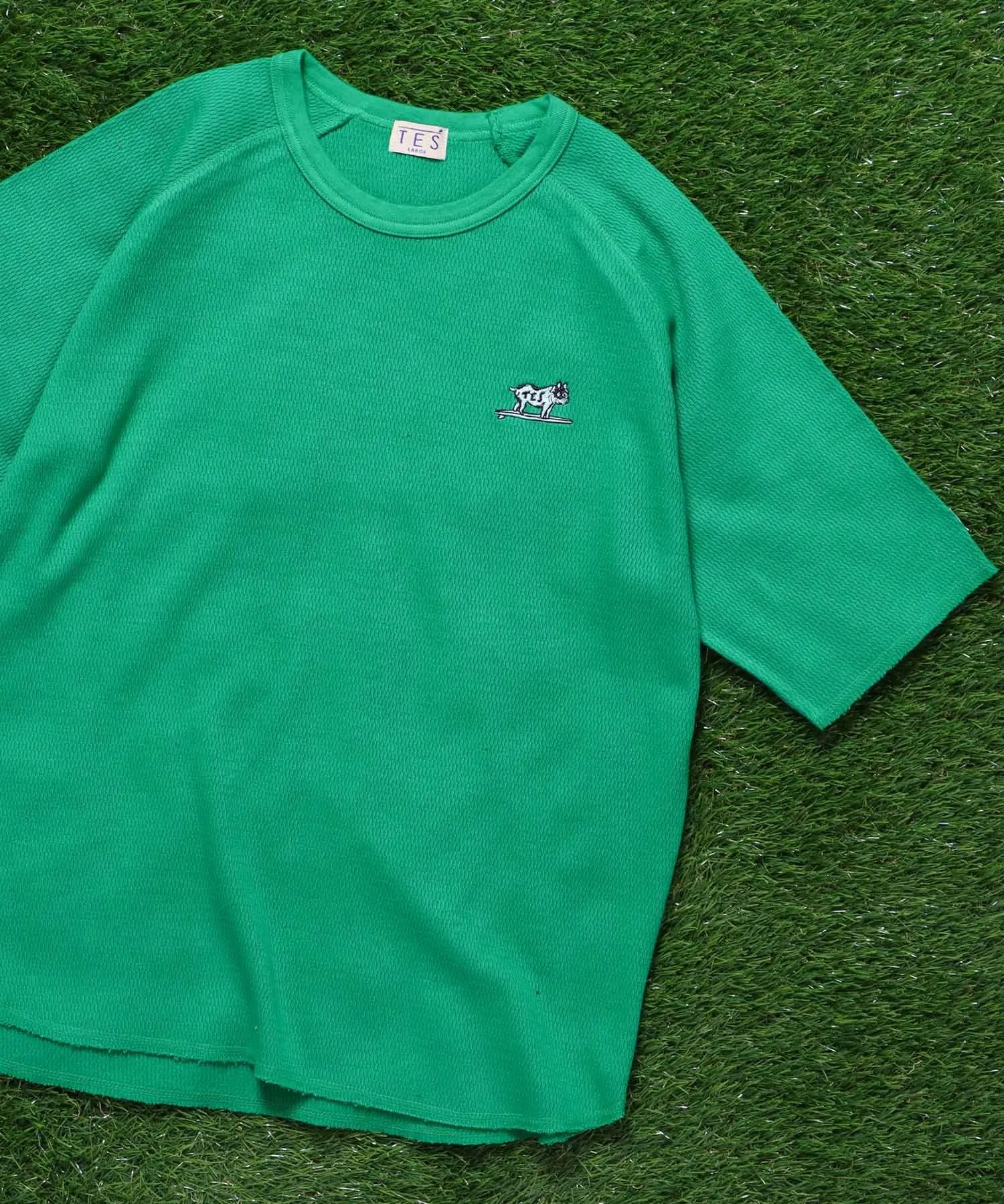 TES OVER DYED THERMAL BIG-T-SHIRT / ビッグシルエットTシャツ