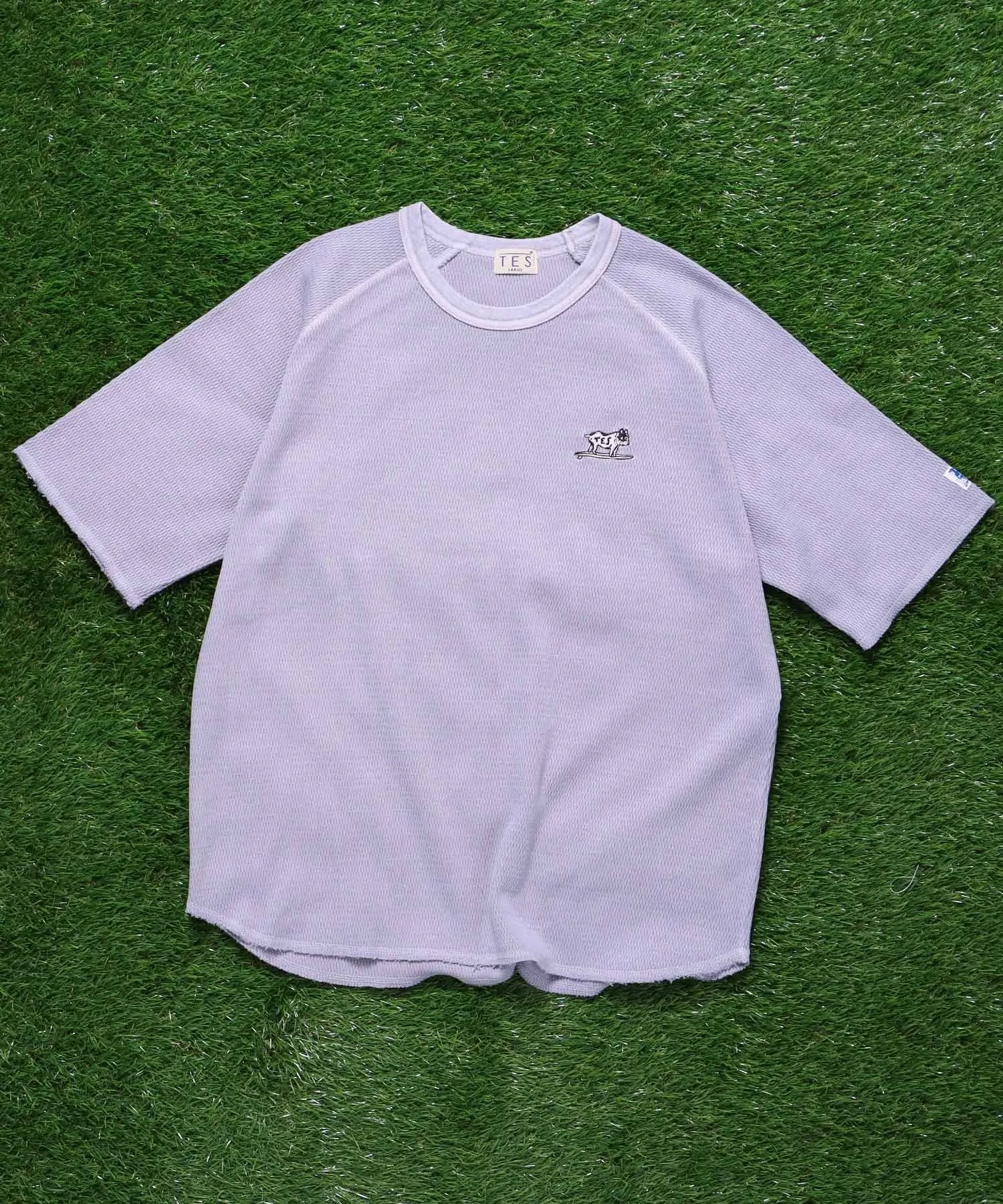 TES OVER DYED THERMAL BIG-T-SHIRT / ビッグシルエットTシャツ