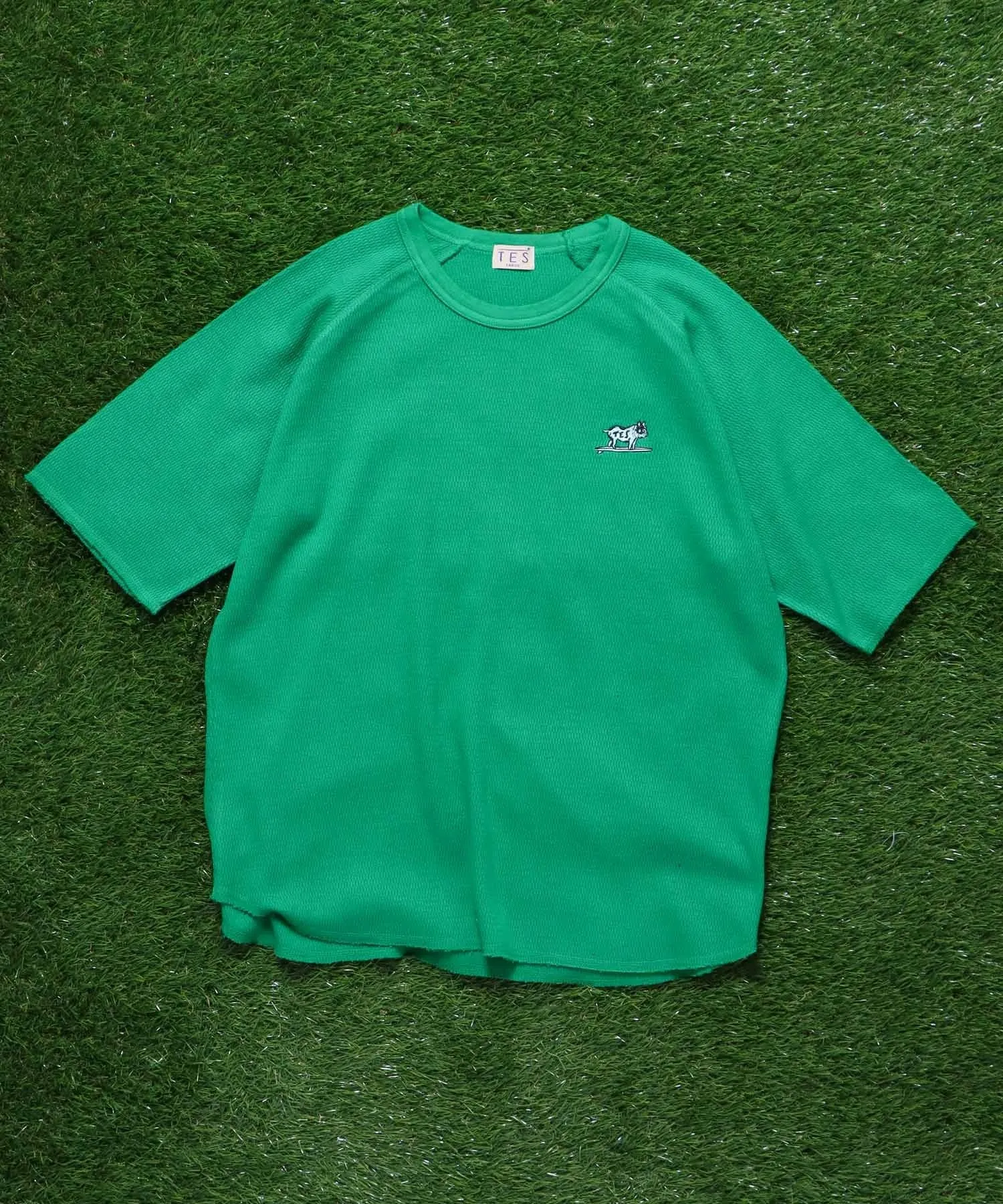 TES OVER DYED THERMAL BIG-T-SHIRT / ビッグシルエットTシャツ