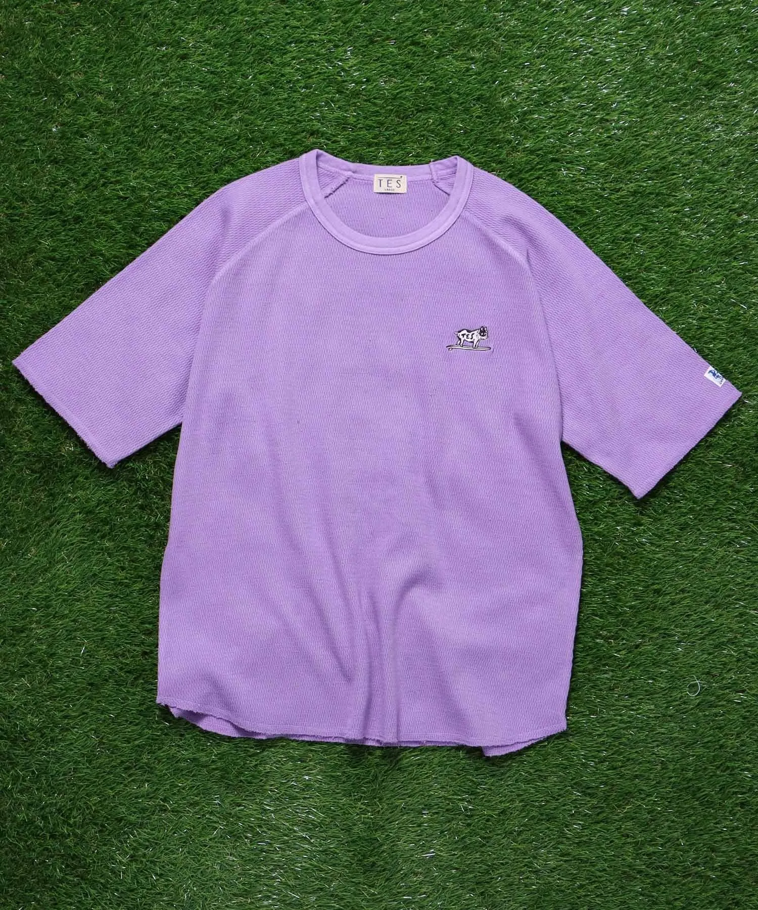 TES OVER DYED THERMAL BIG-T-SHIRT / ビッグシルエットTシャツ