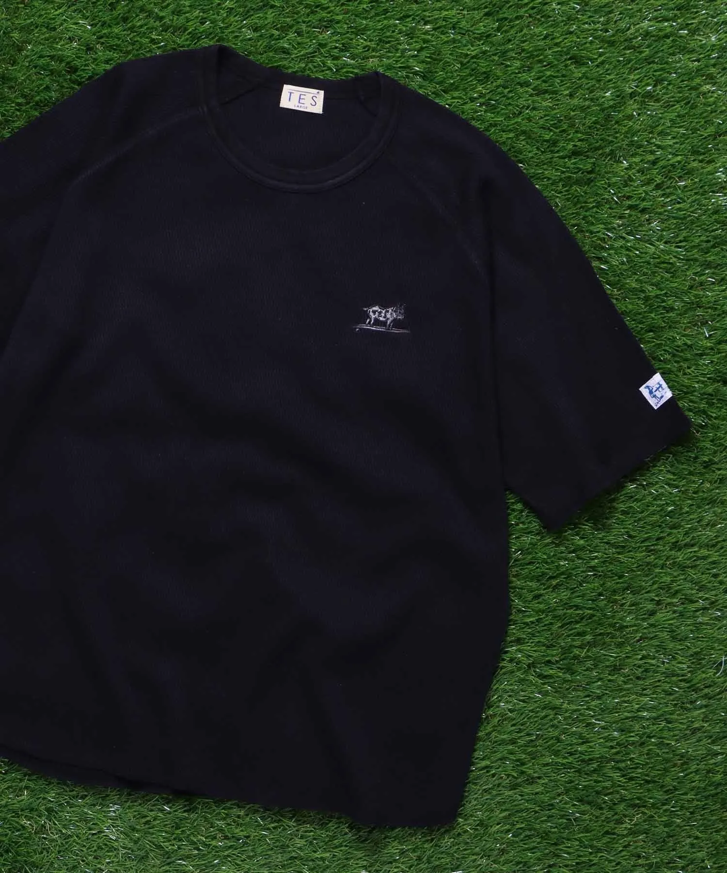 TES OVER DYED THERMAL BIG-T-SHIRT / ビッグシルエットTシャツ