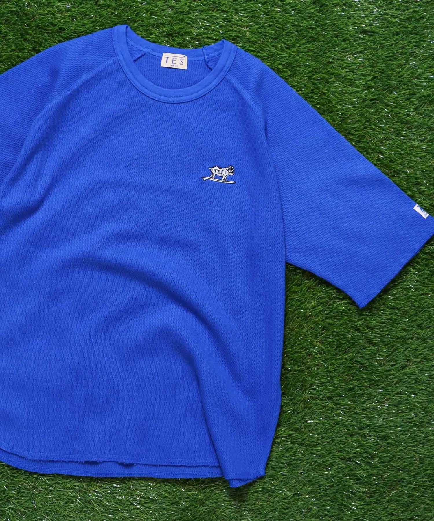 TES OVER DYED THERMAL BIG-T-SHIRT / ビッグシルエットTシャツ