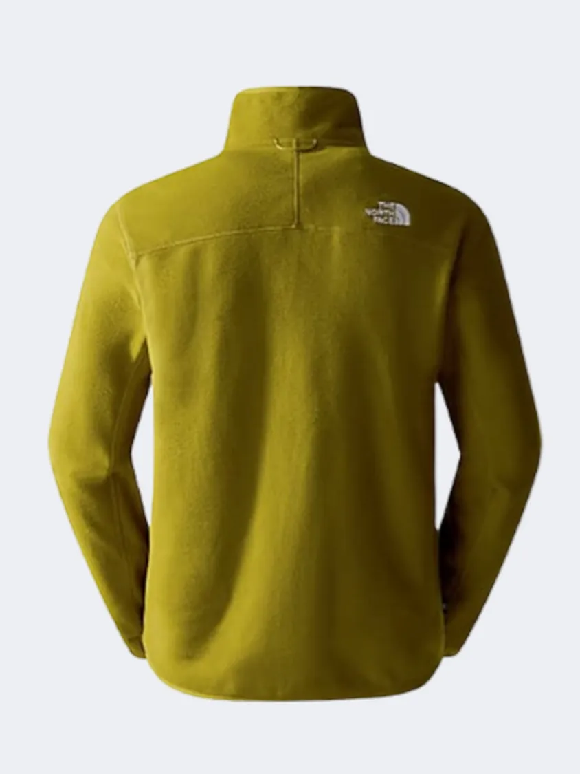 The North Face 100 Glacier Men Skiing Fleece Sulphur Moss