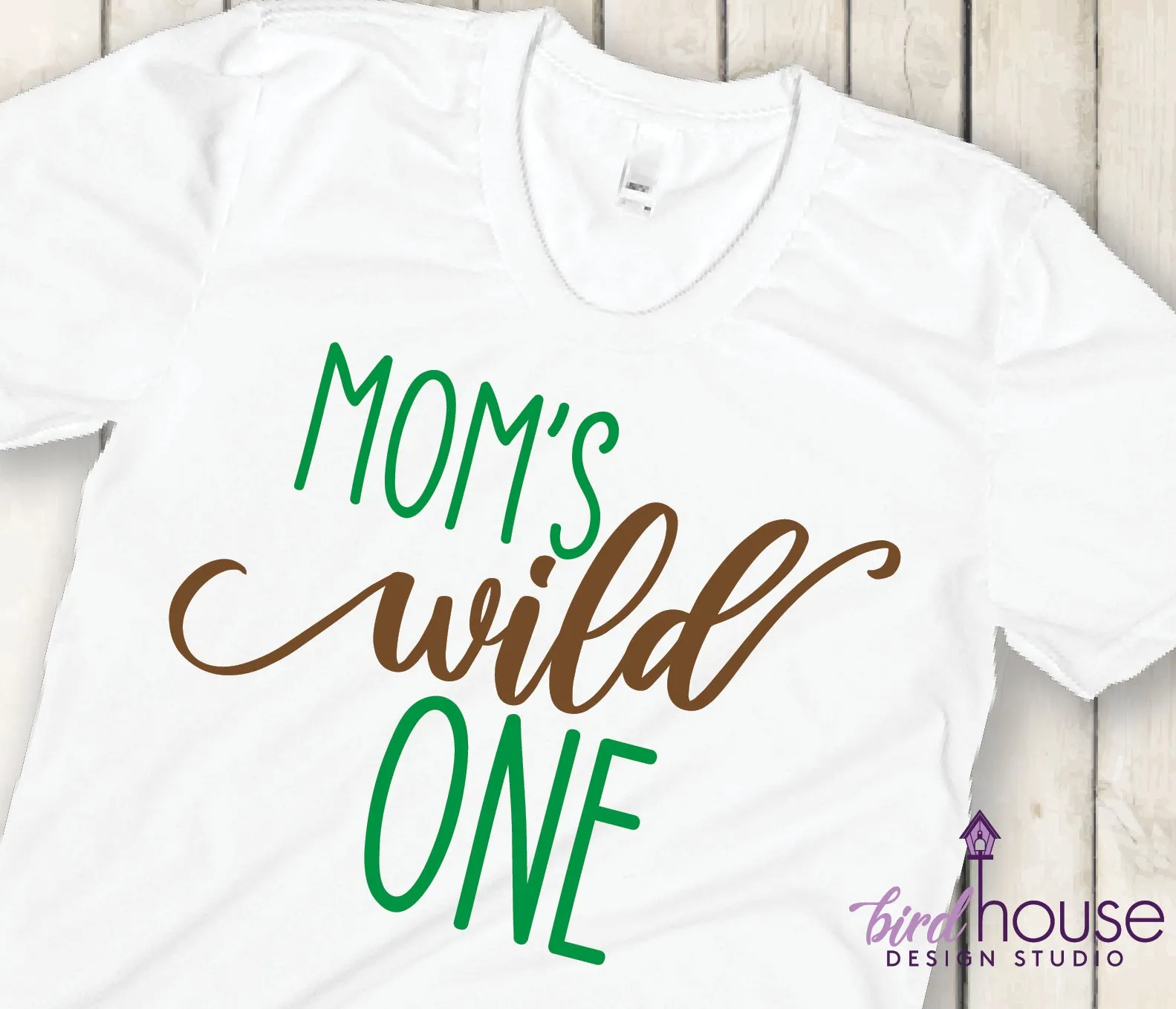 Tia's Wild One Birthday Shirt Personalized Any Name Mom, Dad, Sister