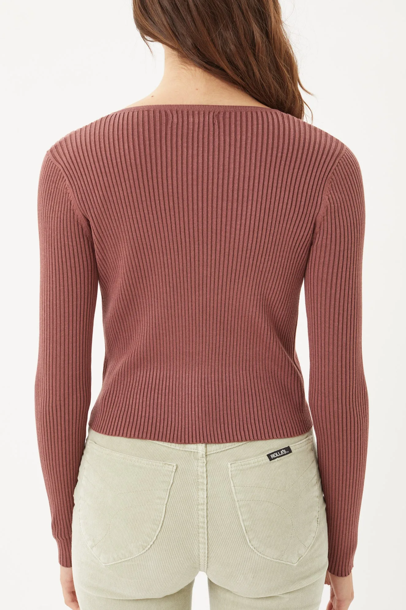Tie Front Sweater Top