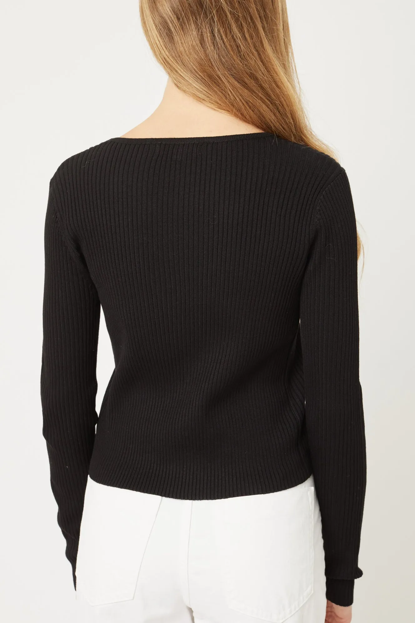 Tie Front Sweater Top
