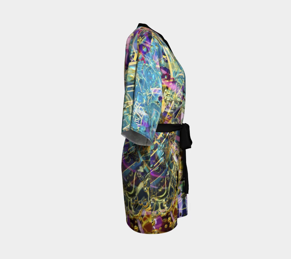 TIME MELTS AWAY KIMONO ROBE