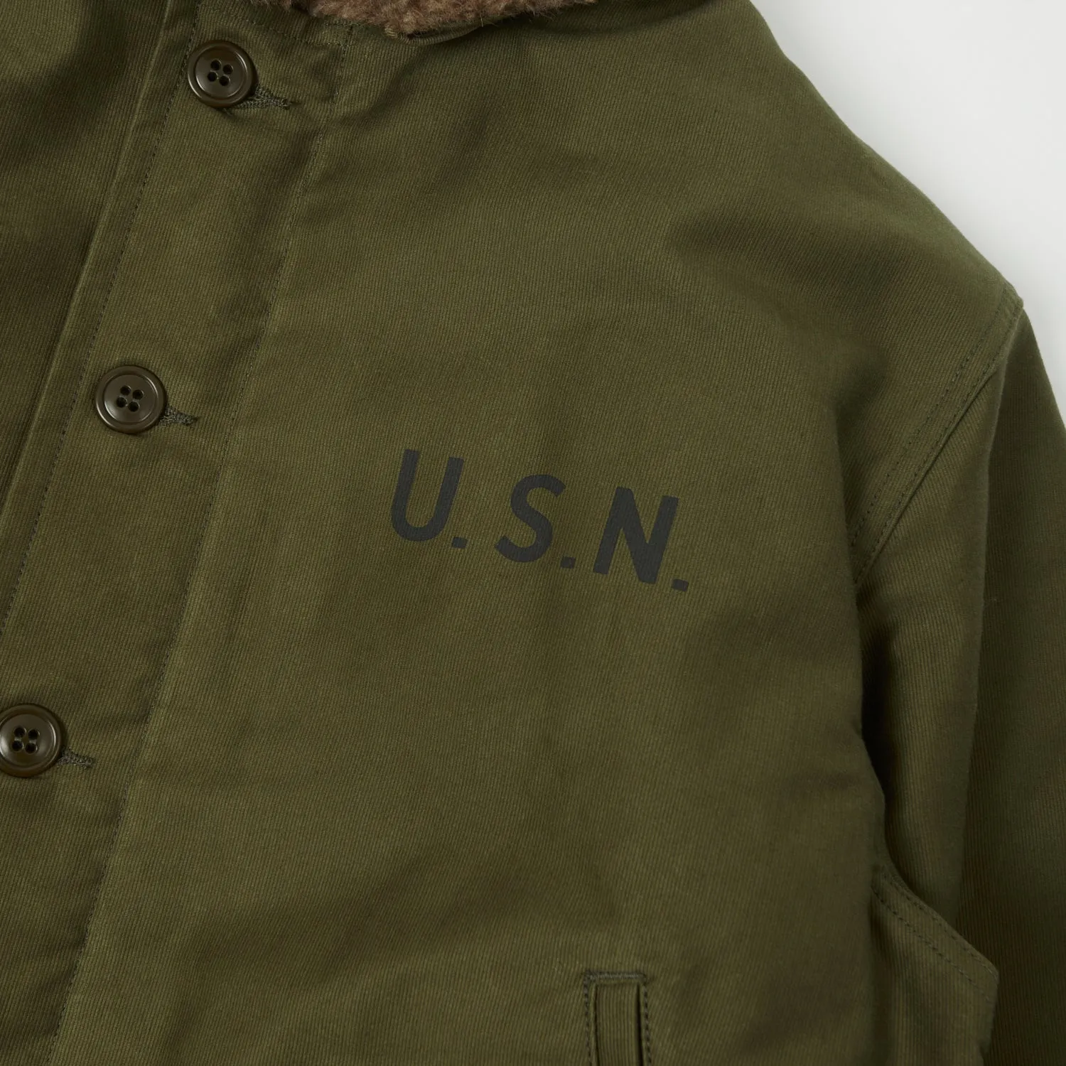 TOYS McCOY N-1 Deck Jacket - Khaki