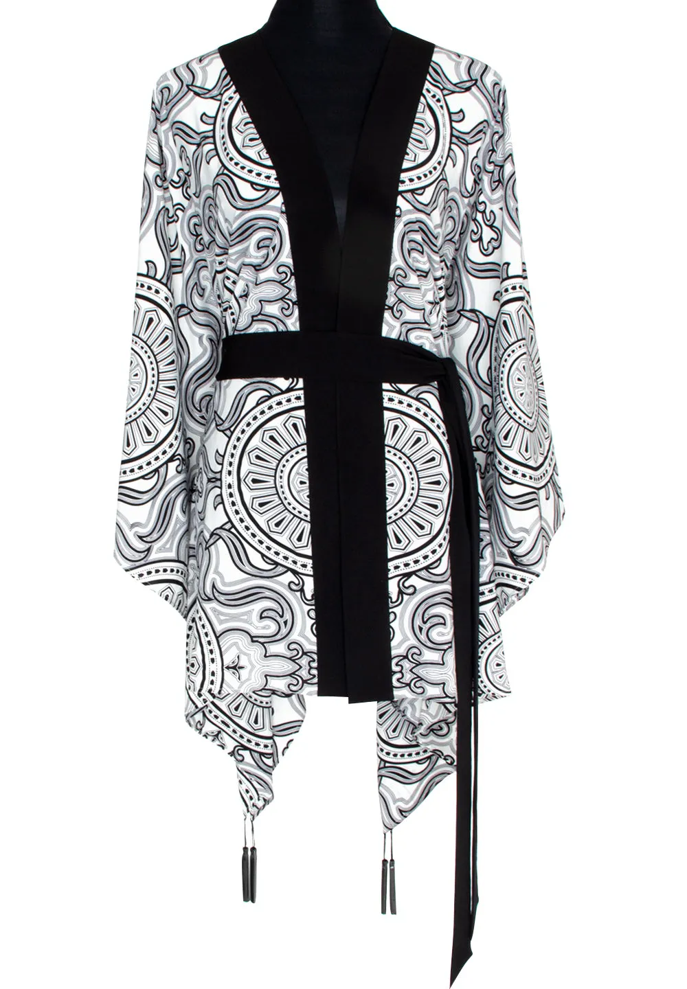 Tribal - Moon Kimono (Black)