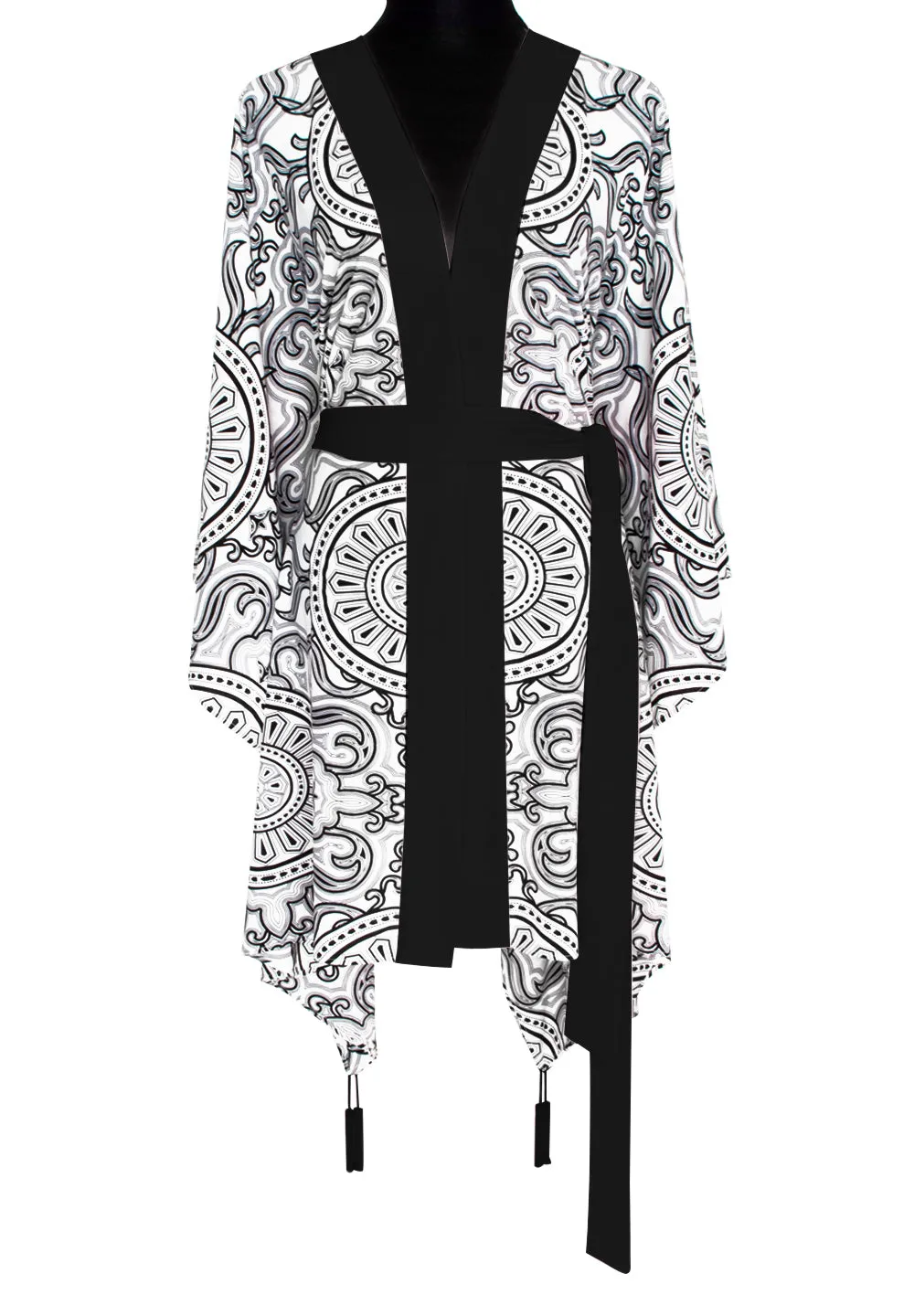 Tribal - Moon Kimono (Black)