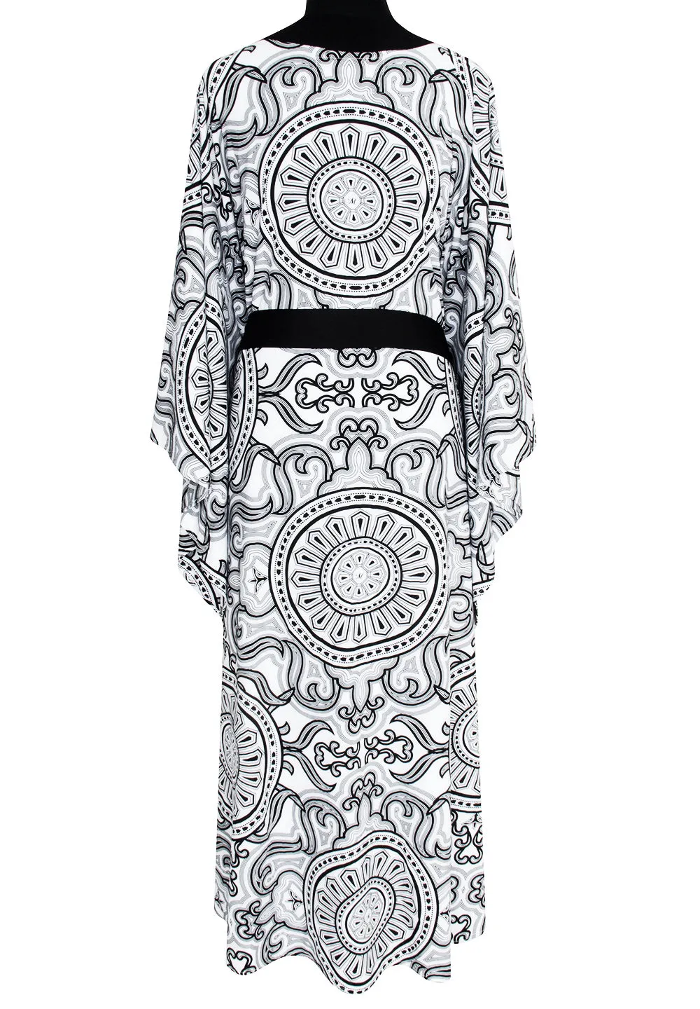 Tribal - Moon Kimono (Black)