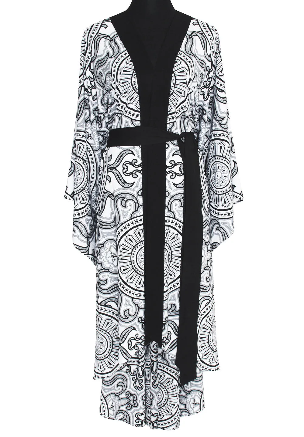 Tribal - Moon Kimono (Black)