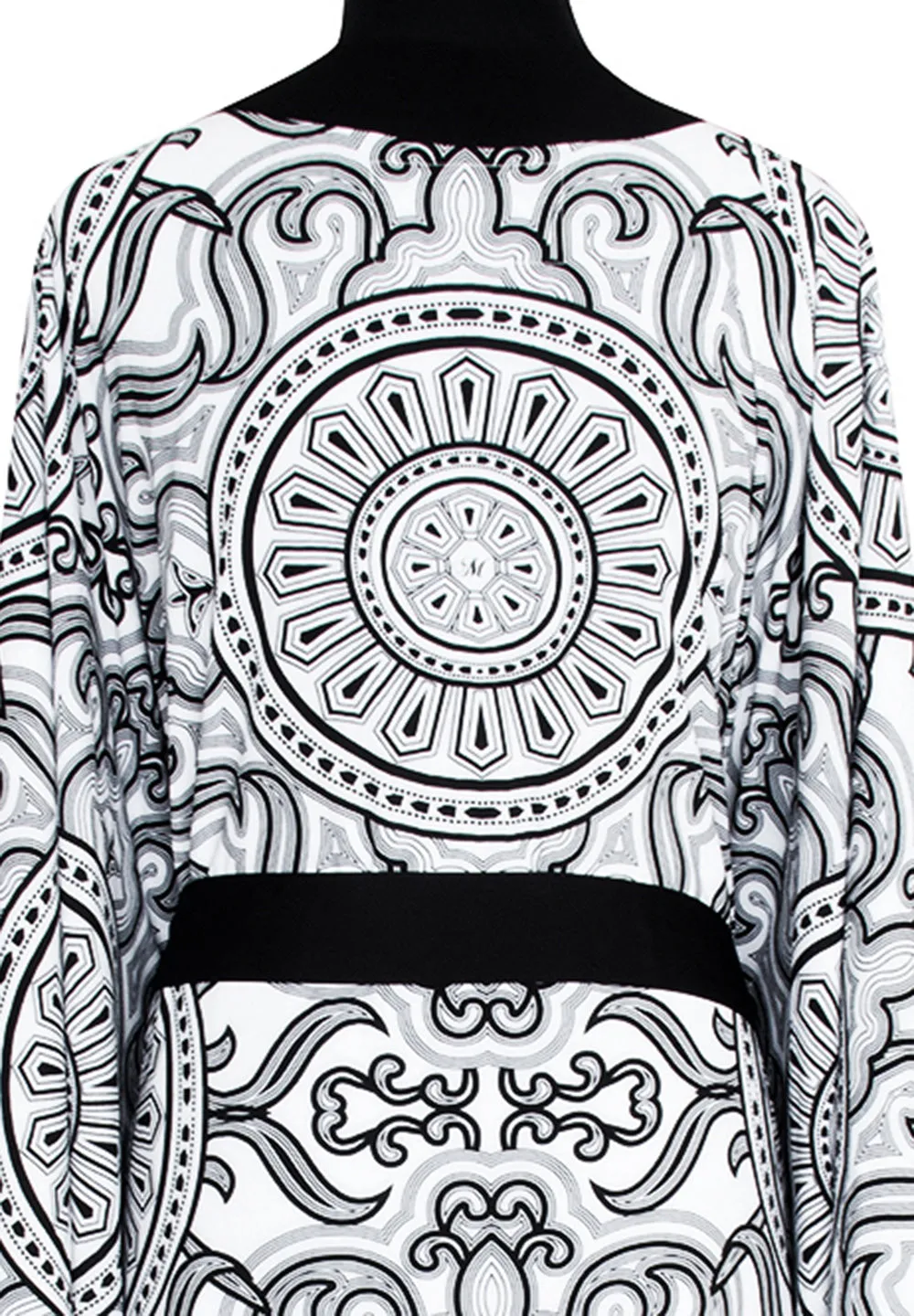 Tribal - Moon Kimono (Black)