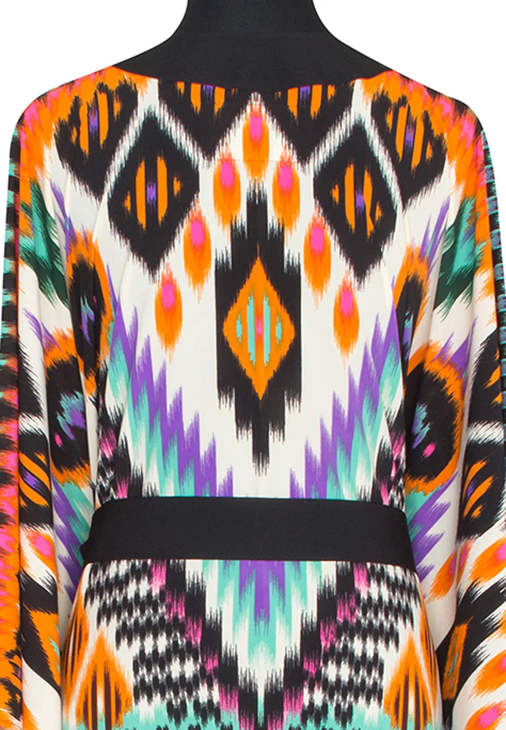 Tribal – Orange Apache Kimono (Black)