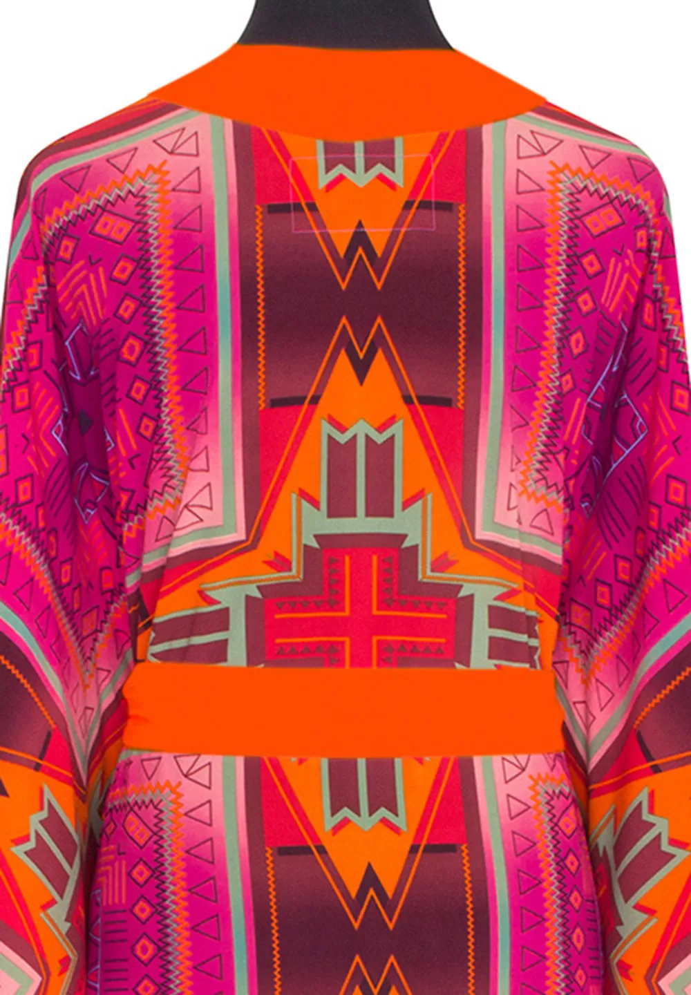 Tribal - Pink Kimono (Neon Orange)
