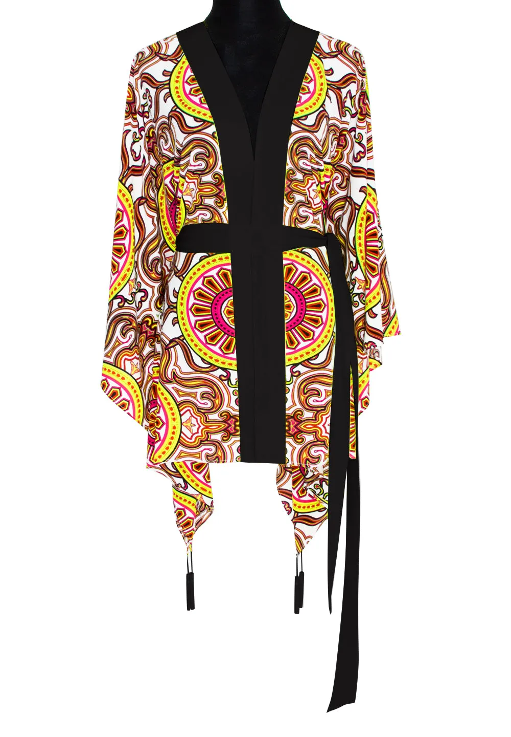 Tribal - Sun Kimono (Black)