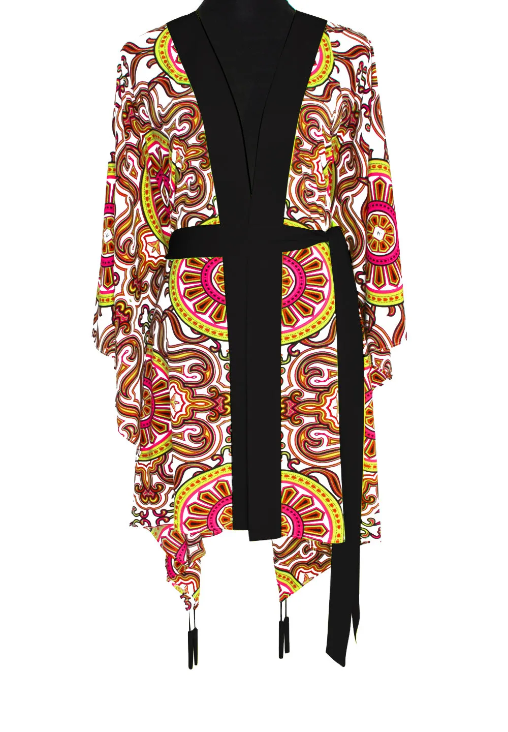Tribal - Sun Kimono (Black)