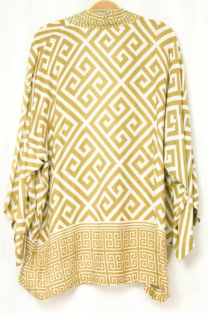 Tribal Tides Short Kimono