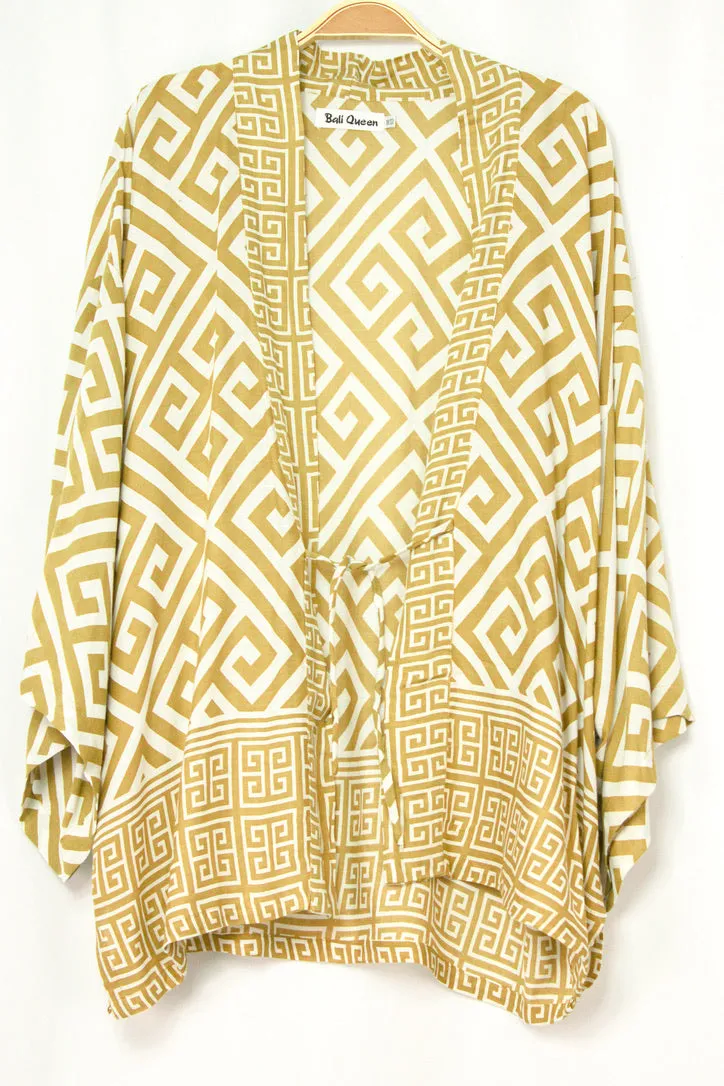 Tribal Tides Short Kimono