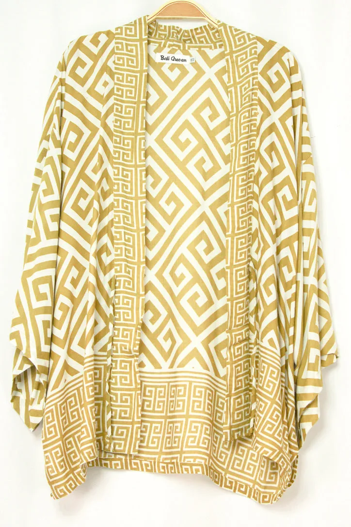 Tribal Tides Short Kimono