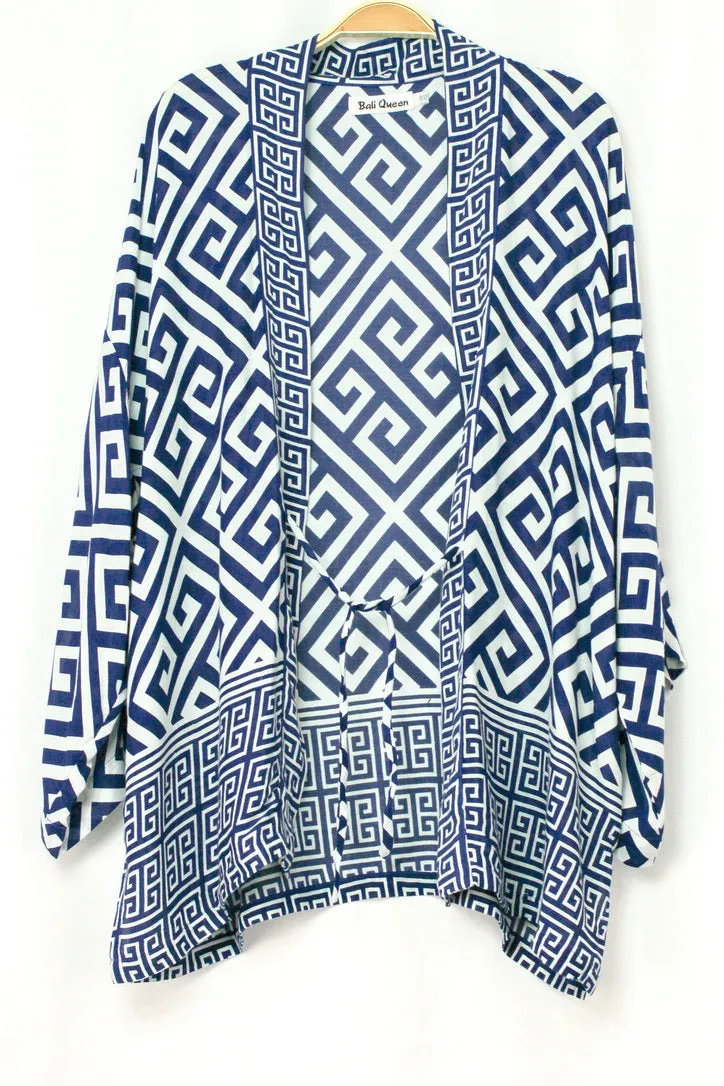 Tribal Tides Short Kimono