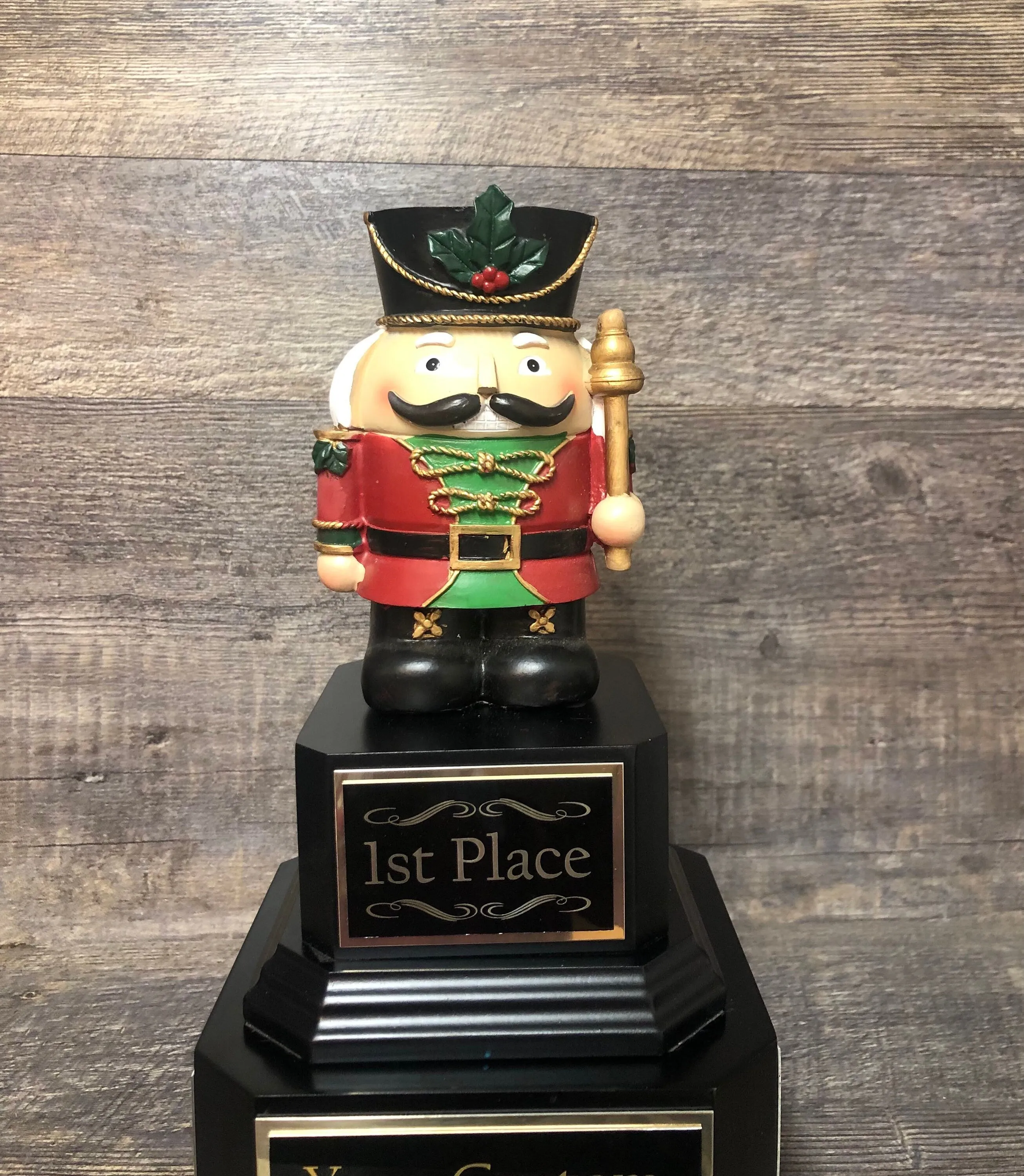 Ugly Sweater Trophy Contest Nutcracker Perpetual Christmas Trophy Ugliest Sweater Holiday Party Award Winner Holiday Cookie Bake Off