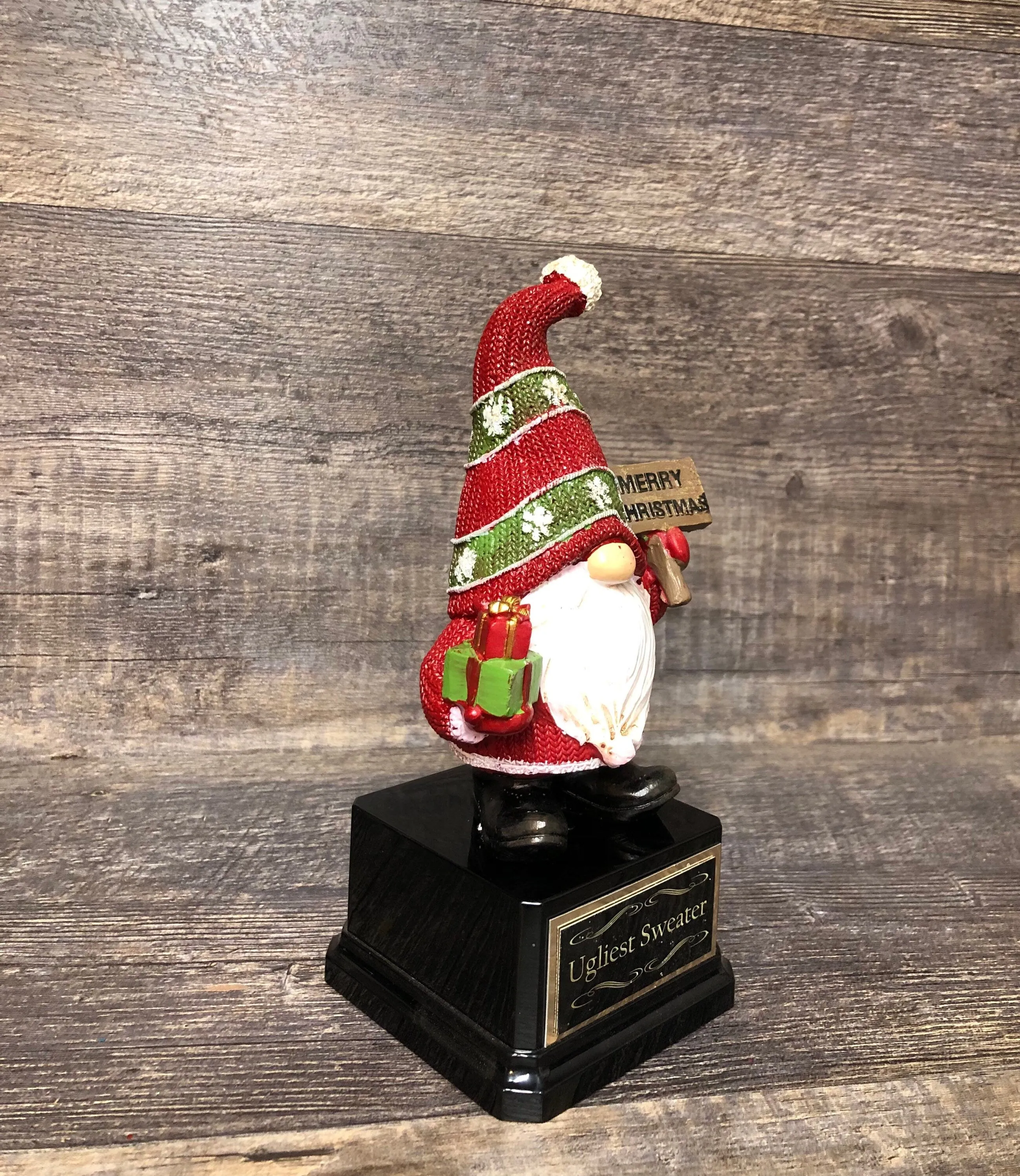 Ugly Sweater Trophy Contest Ugliest Sweater Holiday Party Award Winner Holiday Christmas Trophy Decor Cookie Bake Off