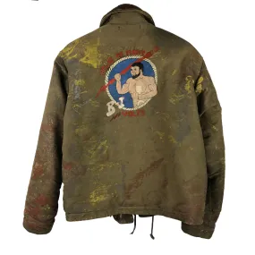 Unique Painted US Navy N-1 Deck Jacket House of Plenty B-I Volts