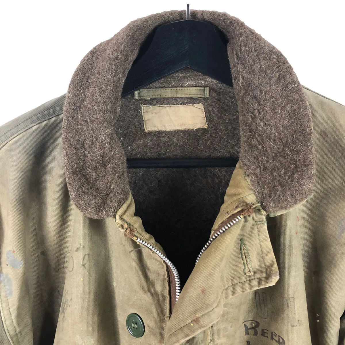 Unique Painted US Navy N-1 Deck Jacket House of Plenty B-I Volts