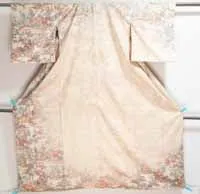 Unique Shiny Houmongi - Vintage Japanese Women's Floral Pattern Kimono Scenery Homongi Free Shipping