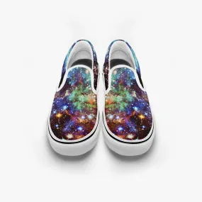 Valhalla Split-Style Psychedelic Slip-On Shoes