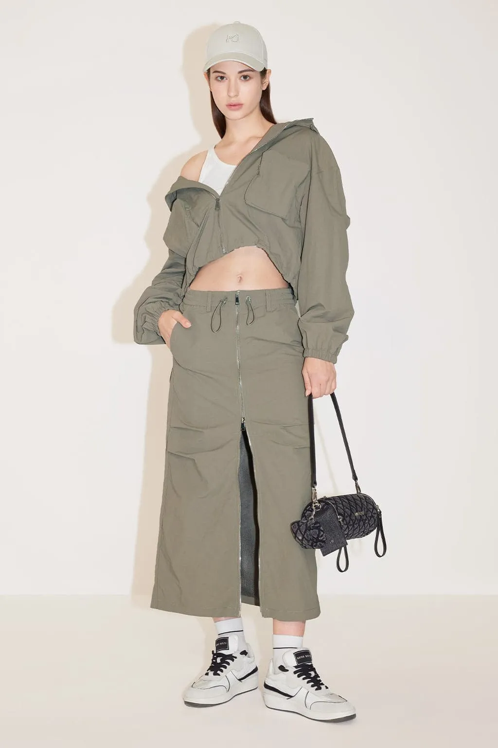 Vintage Cargo Hooded Jacket