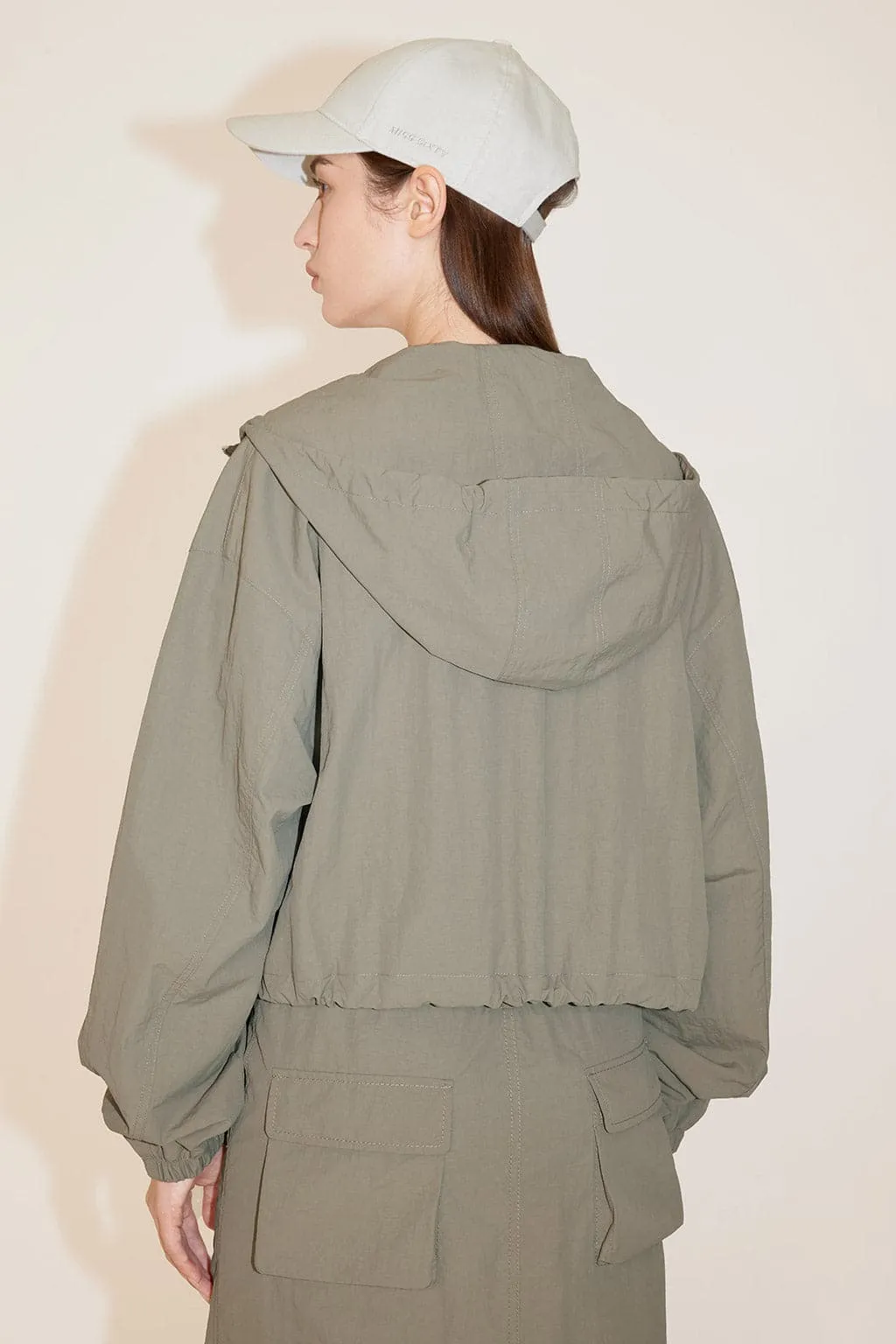Vintage Cargo Hooded Jacket