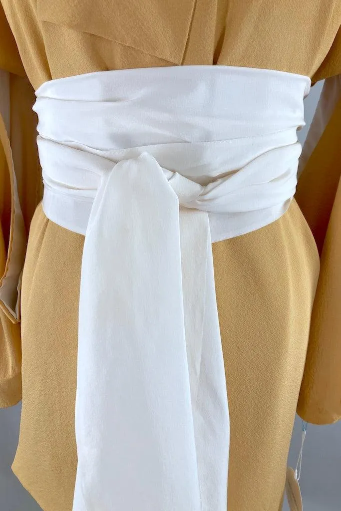 Vintage Gold Silk Kimono
