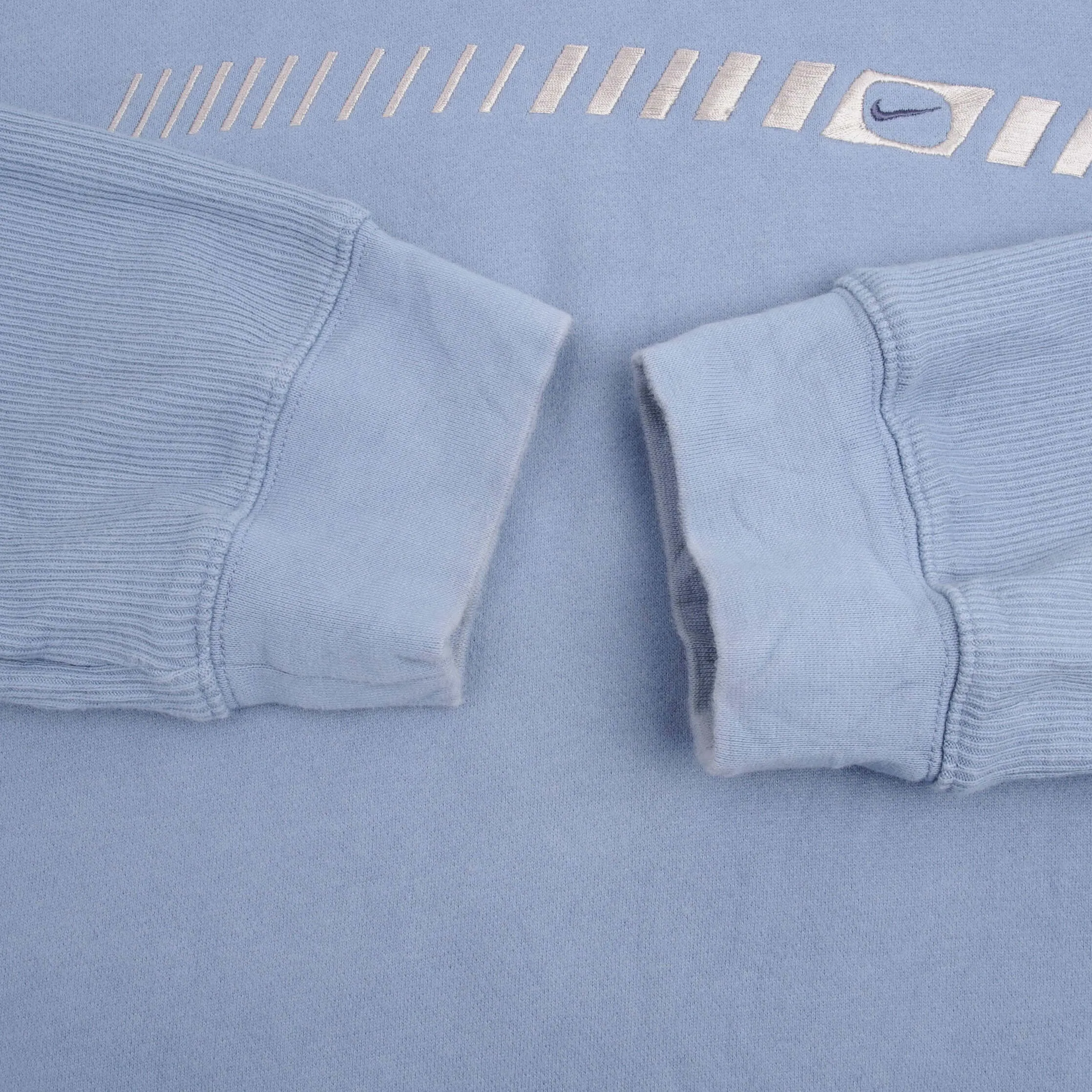 VINTAGE NIKE CLASSIC SWOOSH BLUE SWEATSHIRT 2000S SIZE LARGE